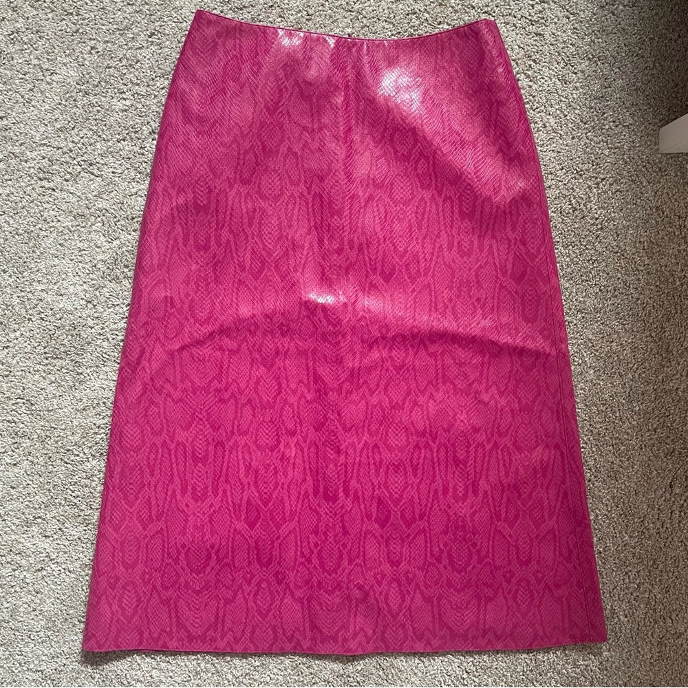Pink Pencil Skirt